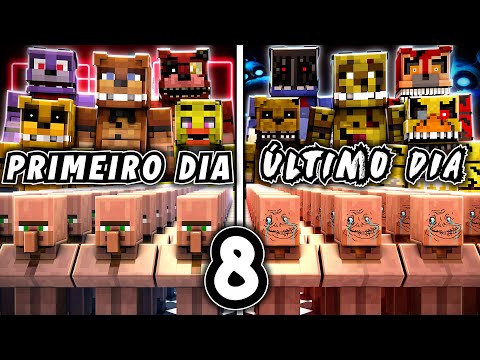 I MADE VILLAGERS SIMULATE FIVE NIGHTS AT FREDDY'S IN MINECRAFT - PART 8 (HELP WANTED)