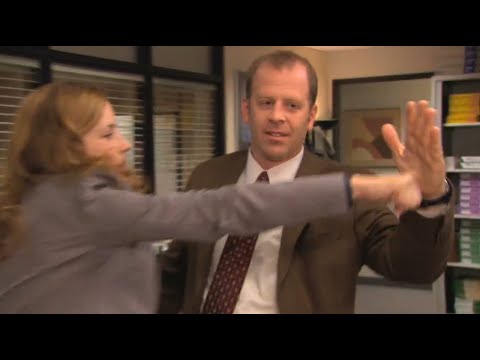 The Office - Toby teaches Pam how to punch