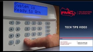 How To Add Remove a User From a DSC Power Series and DSC NEO Intrusion Alarm Monitoring System