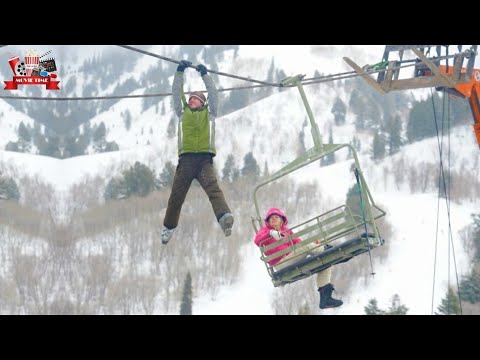 Stuck On A Chairlift For 3 Days With No One Knows They're Up There #video #viral #movie #recap #film