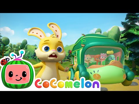 Wheels on the Bus! | CoComelon Animal Time | Animal Nursery Rhymes