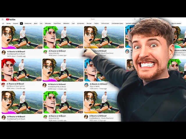 MrBeast's Growing Obsession With AI SDDEFAULT Thumbnail
