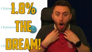 1.8% THE DREAM! (CSGO Jackpot - Skin Gambling)
