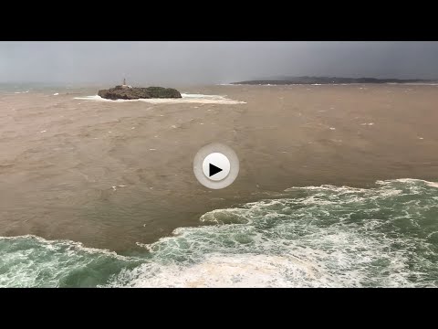 Impresionante como tenemos hoy la isla de Mouro