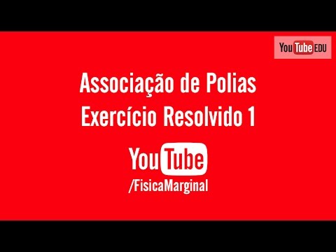 Associação de Polias - exercício resolvido 1