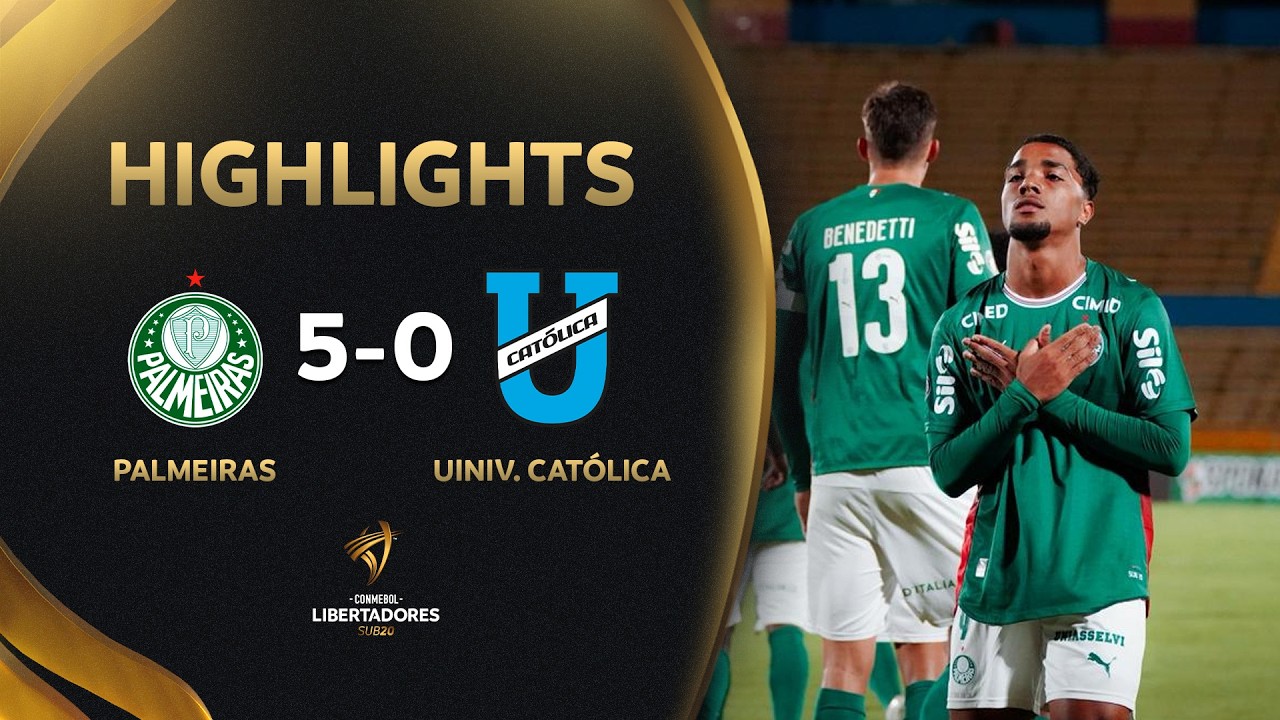 Palmeiras U20 vs Universidad Católica del Ecuador U20 Highlights