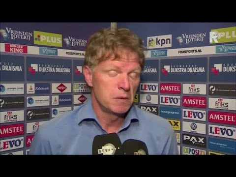 Fons Groenendijk na afloop van Cambuur - Excelsior