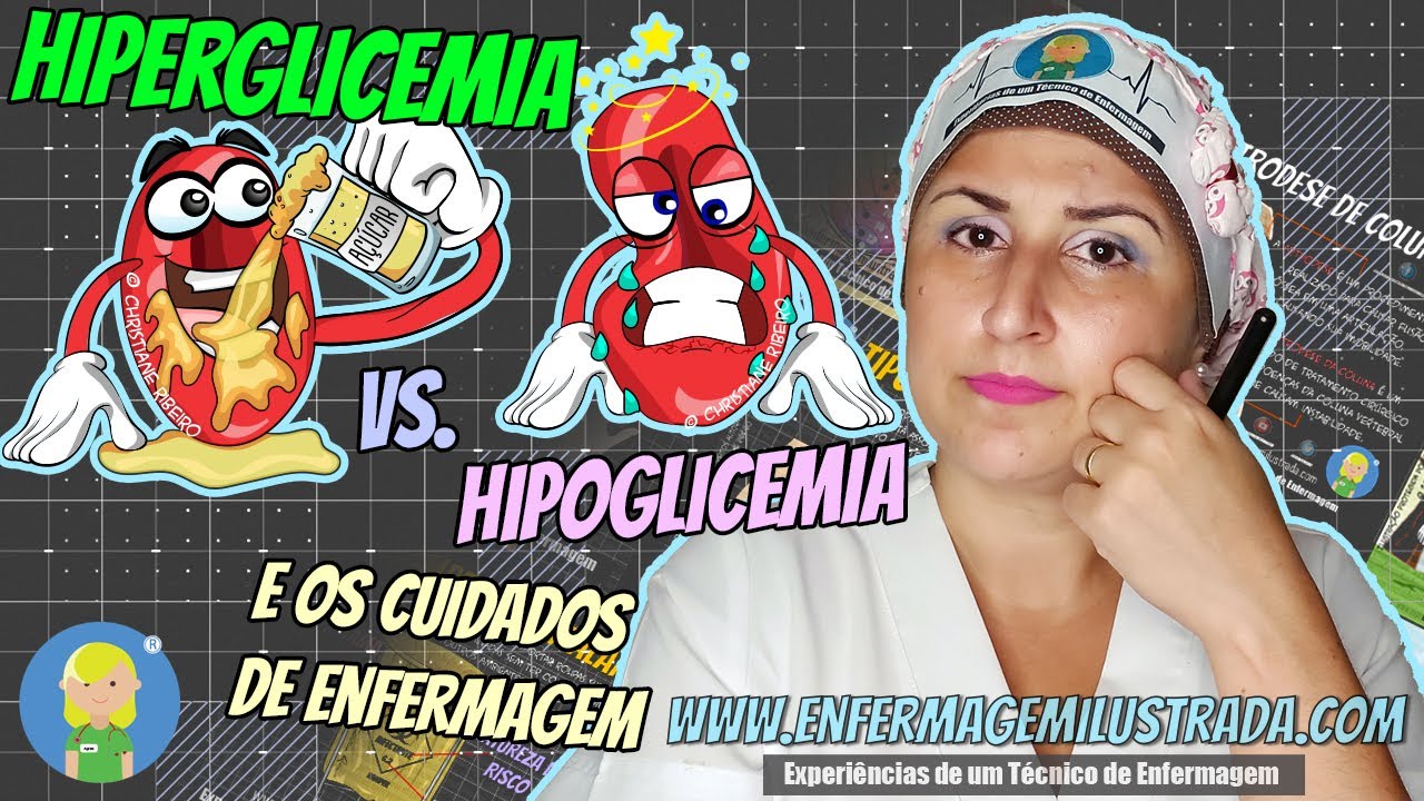 A HIPERglicemia e a HIPOglicemia e os cuidados de enfermagem