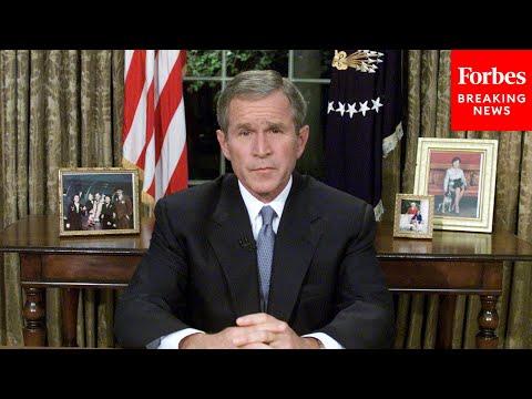 FLASHBACK: President George W. Bush Addresses Nation After 9/11 Attacks, 20 Years Ago Today