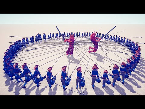 Harpooner vs Every Unit - Totally Accurate Battle Simulator TABS