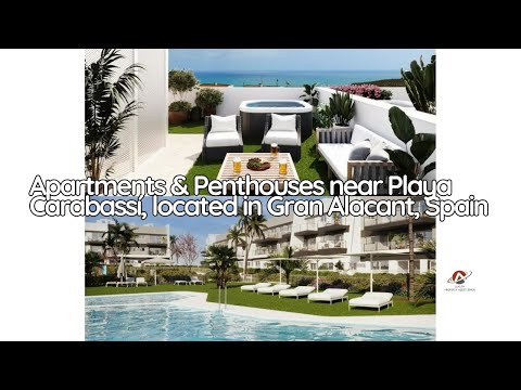 New build Apartments and Penthouses situated near Playa Carabassí, located in Gran Alacant, Spain.