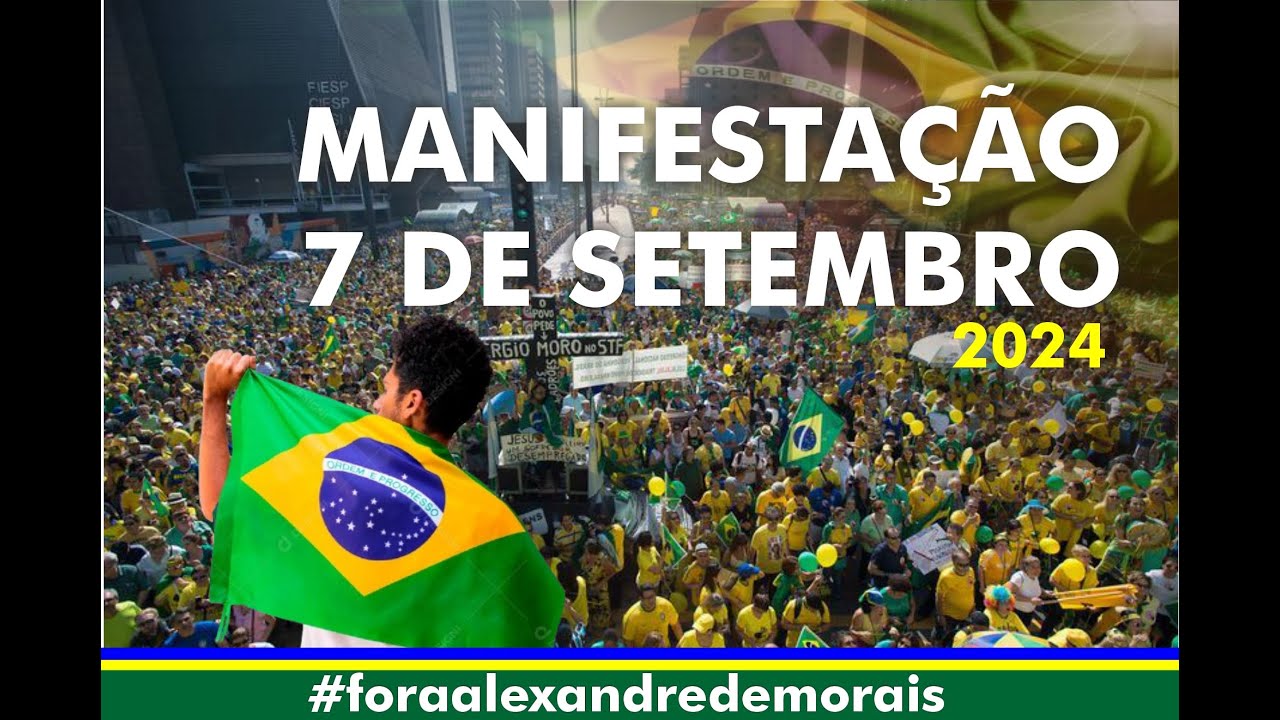 Transmissão ao vivo Protesto 7 de Setembro