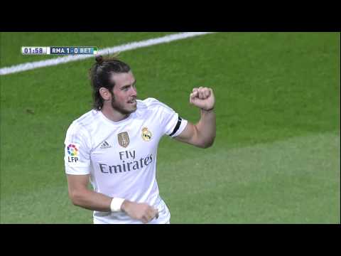 Gol de Bale (1-0) Real Madrid - Real Betis