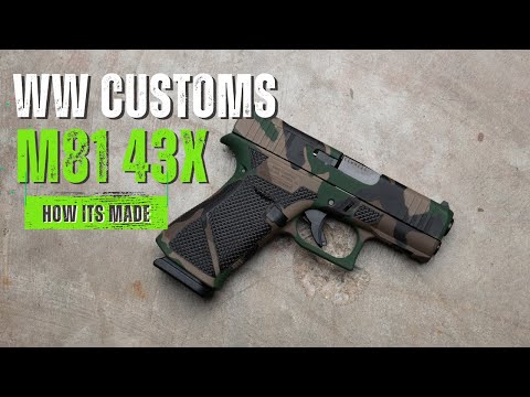 How We Cerakote Our Weapon Works 43X in M81 (Custom Stippling & Finish Reveal)