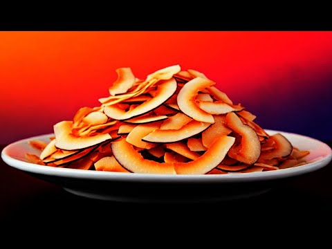 Evening Air Fryer Snacks Recipe, How To Make Coconut Chips In Air Fryer, Toasted Coconut Flakes