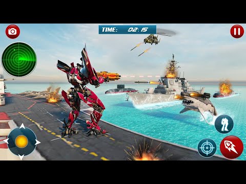 Submarine Robot Transformation: Shark Attack - Best Android Gameplay HD