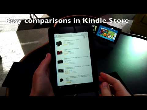 Amazon представила скоростные и легкие планшеты Kindle Fire HDX. Фото.
