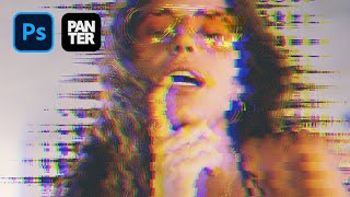 Distorted Glitch Effect in Photoshop
