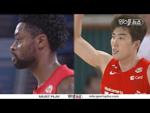 Terrico White-Jung Jae-Hong, Chase's three-point shot  | Knights vs Phoebus | 20180111 | 2017-18 KBL