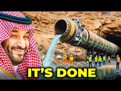 Saudi Arabia Built a 2× Nile-Long Freshwater Huge Pipeline Through Deserts & 10,000-Ft Mountains