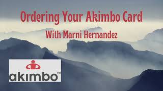 AKIMBO CARD ORDERING & TOOLS 2023