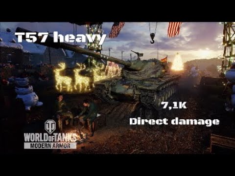 T57 heavy in Paso de dukla: 7,1K direct damage :Wot console - World of Tanks