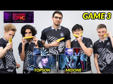 OG vs TEAM UNIQUE - MASSIVE RIGHT CLICK DAMAGE TACTIC Beyond Epic League Game 3