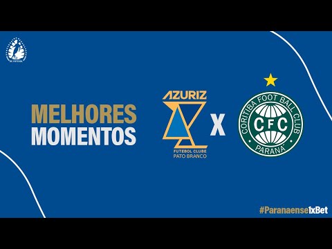 Gols e lances de Azuriz x Coritiba