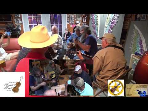 "Salt Creek" Marty Elmore, Wes Westmoreland III - 2023 Llano Fiddle Contest Jam 085A