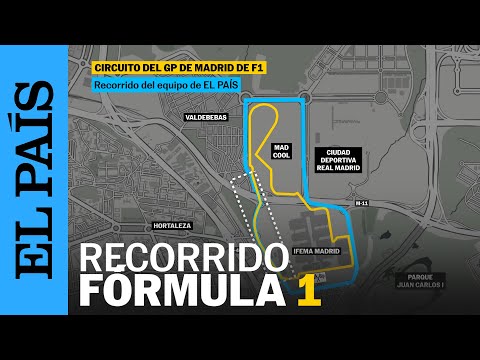 This is what the route will look like for the upcoming Formula 1 Madrid GP | EL PAÍS