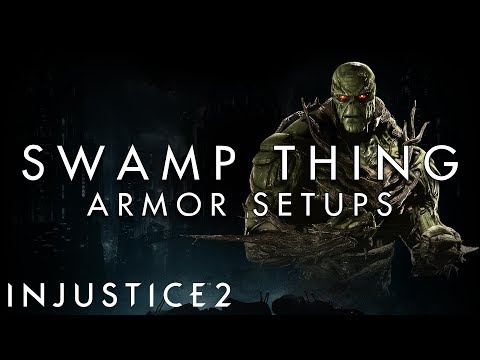 Injustice 2 - NEW PATCH Swamp Thing Armor Setups