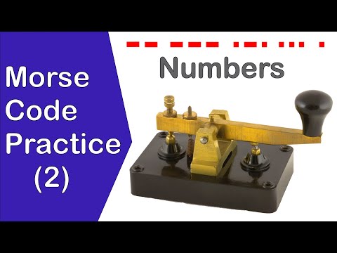 Morse Code Numbers Receiving Practice (2)