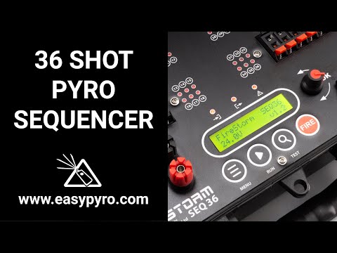 36 Shot Pyrotechnic Sequencer | FireStorm