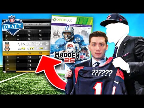 I restarted the NFL in 2014 with a Fantasy Draft in Madden 25