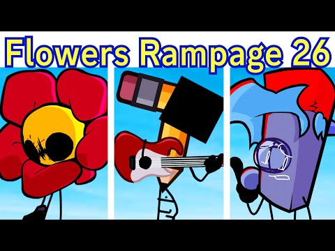 FNF Vs BFDI Flowers Rampage 26 [DEMO] Battle for Dream Island