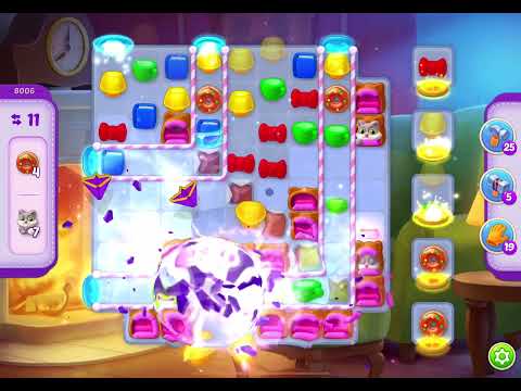 HomeScapes Level 8006 no boosters (19 moves)