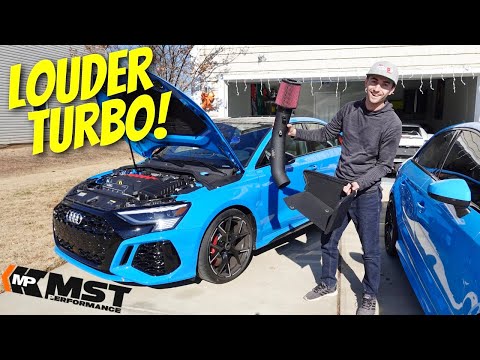 Making Our 2024 Audi RS3 Sound AWESOME!! MST Intake