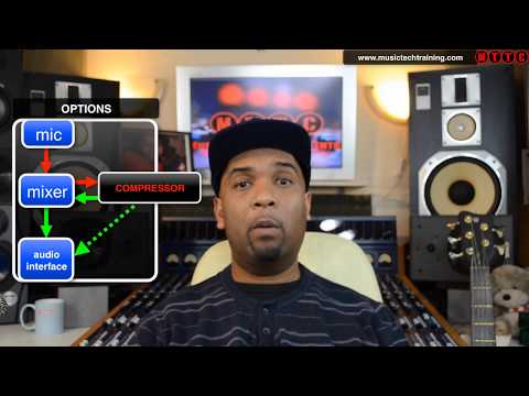 dbx Compressor When I Record Vocals in Logic Pro X 10.4