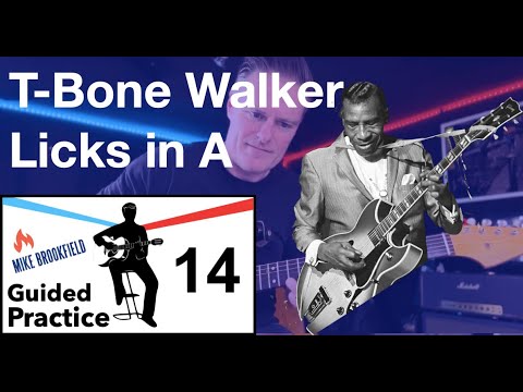T-Bone Walker Licks in A - Guided Practice 14