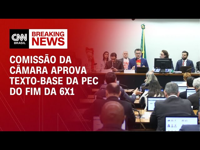 Fim da 6x1: Comissão da Câmara aprova texto-base da PEC | CNN 360º