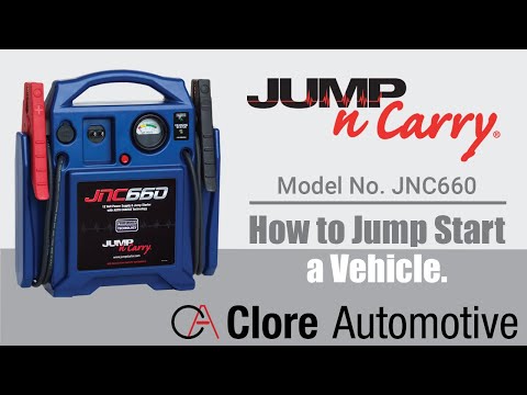Jump Starting a Vehicle with the Jump-N-Carry JNC660 12V Jump Starter - Clore Automotive