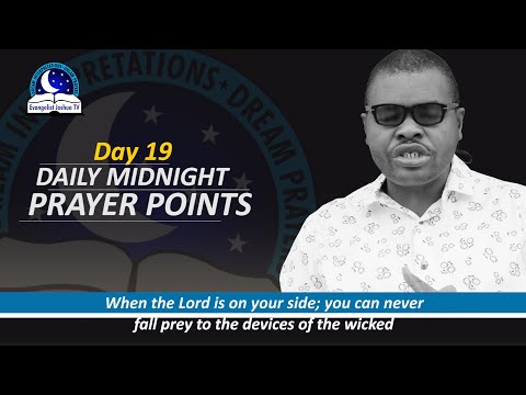 Day 19: Daily Midnight Prayers  -  With Bible Verses - Evangelist Joshua