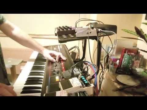 'Winter Solstice' (HWJ "2 box" challenge)  - analogue synth jam with Roland Juno 6 + Behringer Edge