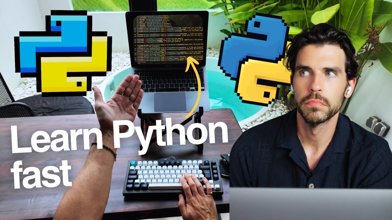 How I Would Learn Python FAST (if I could start over)