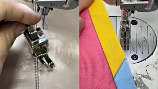 Roller with groove high and low presser foot And 06 Videos Sewing Tutorial Episode 327