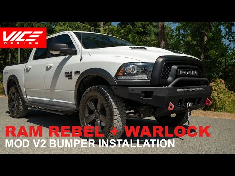 VICE |MOD| Bumper Install - 4th Gen RAM Rebel / Warlock