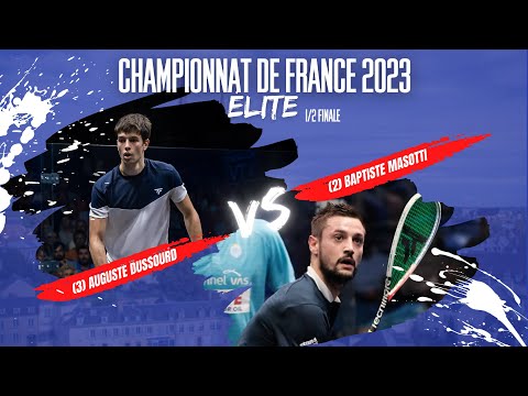 CHAMPIONNAT DE FRANCE ÉLITE 2023 - 1/2 FINALE - MASOTTI/DUSSOURD