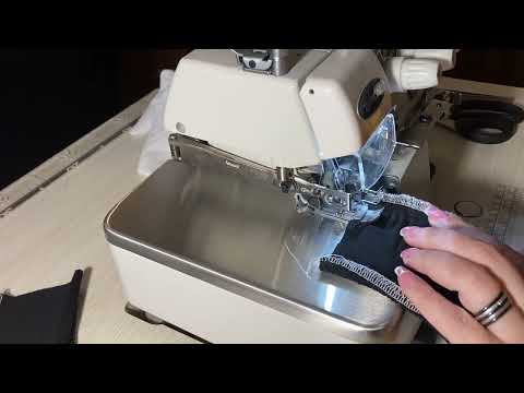 Настройка дифференциала и строчки на оверлоке. Промышленный оверлок
