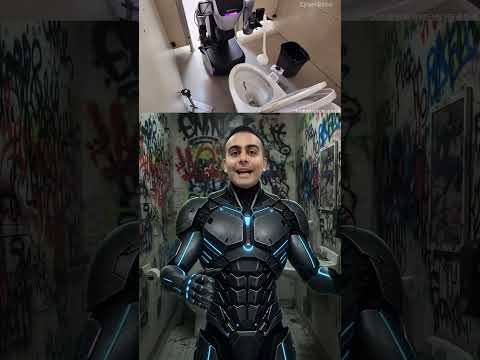¡Increíble! 🤯Este Robot Chino ya Limpia Baños en 20 Ciudades y Hace Tu Compra del Súper 🛒 #ia #robot