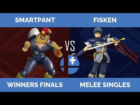 RogaSmash 197: SSBM Winners Finals - Smartpant (C Falcon) vs Fisken (Marth, Dr Mario)